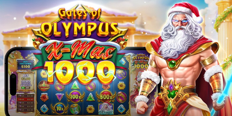Обзор игрового автомата Gates of Olympus Xmas 1000